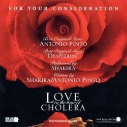 Love in the Time of Cholera Soundtrack (Shakira , Antonio Pinto) - CD-Cover