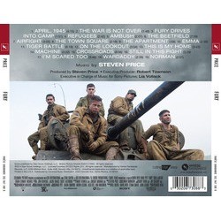 Fury Trilha sonora (Steven Price) - CD capa traseira