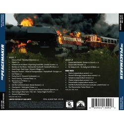 The Peacemaker Ścieżka dźwiękowa (Hans Zimmer) - Tylna strona okladki plyty CD