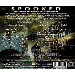 Spooked: The Ghosts of Waverly Hills Sanatorium Soundtrack (Christopher Saint Booth) - CD Back cover