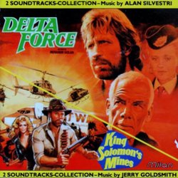 Delta Force / King Solomon's Mines サウンドトラック (Jerry Goldsmith, Alan Silvestri) - CDカバー