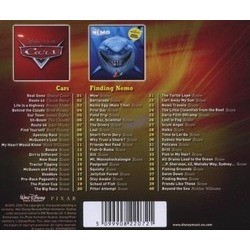 Cars / Finding Nemo Soundtrack (Various Artists, Randy Newman, Thomas Newman) - CD Back cover