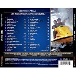 Deep Rising Ścieżka dźwiękowa (Jerry Goldsmith) - Tylna strona okladki plyty CD