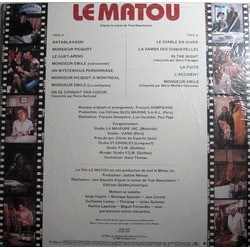 Le Matou サウンドトラック (Franois Dompierre) - CD裏表紙