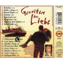 Gezeiten der Liebe Colonna sonora (Hartmut Klesewetter) - Copertina posteriore CD