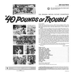 40 Pounds of Trouble Soundtrack (Mort Lindsey) - CD Back cover