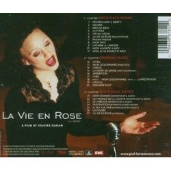 La Vie en Rose Soundtrack (Various Artists, Christopher Gunning) - CD Back cover