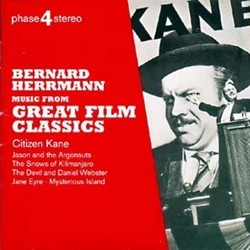 Bernard Herrmann: Music From Great Film Classics Soundtrack (Bernard Herrmann) - Cartula