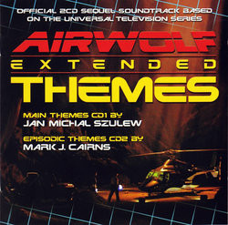 Airwolf: Extended Themes Soundtrack (Mark J. Cairns, Jan Michal Szulew) - CD cover