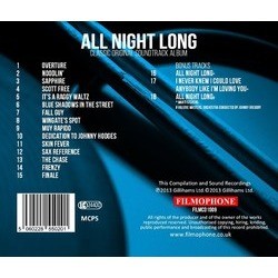 All Night Long Ścieżka dźwiękowa (Various Artists, Philip Green) - Tylna strona okladki plyty CD