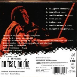 No Fear No Die Colonna sonora (Abdullah Ibrahim) - Copertina posteriore CD