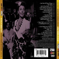 At Metro-Goldwyn-Mayer: Ain't It The Truth - Lena Horne Ścieżka dźwiękowa (Various Artists, Lena Horne) - Tylna strona okladki plyty CD
