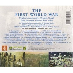 The First World War Soundtrack (Orlando Gough) - CD Back cover