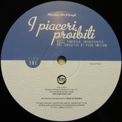 I Piaceri Proibiti サウンドトラック (Piero Umiliani) - CDインレイ