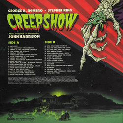 Creepshow Ścieżka dźwiękowa (John Harrison) - Tylna strona okladki plyty CD