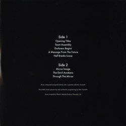 Prince Of Darkness Ścieżka dźwiękowa (John Carpenter, Alan Howarth) - Tylna strona okladki plyty CD