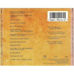 An American Tail: Fievel Goes West Ścieżka dźwiękowa (James Horner) - Tylna strona okladki plyty CD