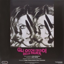 Gli occhi freddi della paura Ścieżka dźwiękowa (Ennio Morricone) - Tylna strona okladki plyty CD
