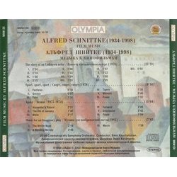 Alfred Schnittke - Film Music Soundtrack (Alfred Schnittke) - CD Achterzijde
