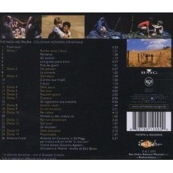 Io Non ho Paura Soundtrack (Ezio Bosso, Pepo Scherman) - CD Back cover