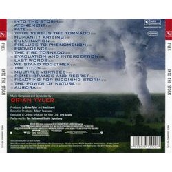 Into the Storm Ścieżka dźwiękowa (Brian Tyler) - Tylna strona okladki plyty CD