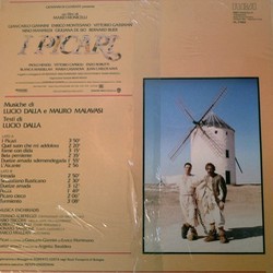 I Picari サウンドトラック (Lucio Dalla, Mauro Malavasi) - CD裏表紙