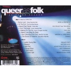 Queer as Folk - The Third Season Trilha sonora (Various Artists) - CD capa traseira