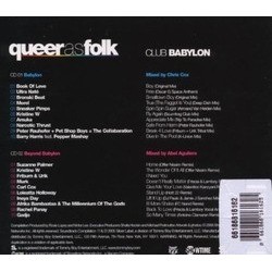 Queer as Folk: Club Babylon サウンドトラック (Various Artists) - CD裏表紙