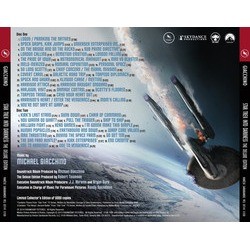 Star Trek Into Darkness Ścieżka dźwiękowa (Michael Giacchino) - Tylna strona okladki plyty CD