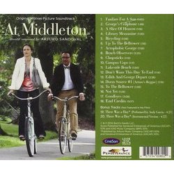 At Middleton Soundtrack (Arturo Sandoval) - CD Back cover