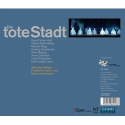 Die Tote Stadt Ścieżka dźwiękowa (Erich Wolfgang Korngold) - Tylna strona okladki plyty CD