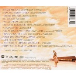 Where the Heart Is サウンドトラック (Various Artists) - CD裏表紙