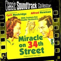 Miracle on 34th Street サウンドトラック (Cyril Mockridge) - CDカバー