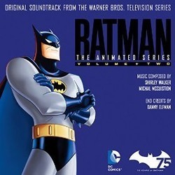 Batman: The Animated Series Vol.2 Trilha sonora (Danny Elfman, Michael McCuistion, Shirley Walker) - capa de CD