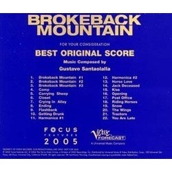Brokeback Mountain Soundtrack (Gustavo Santaolalla) - CD cover