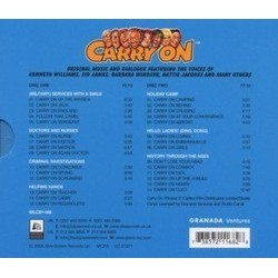 Carry On Soundtrack (Bruce Montgomery, Eric Rogers) - CD Back cover