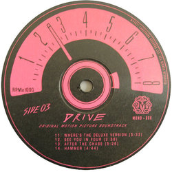 Drive Ścieżka dźwiękowa (Various Artists, Cliff Martinez) - wkład CD