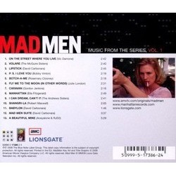 Mad Men: Music from the Series Vol. 1 声带 (Various Artists, David Carbonara) - CD封面