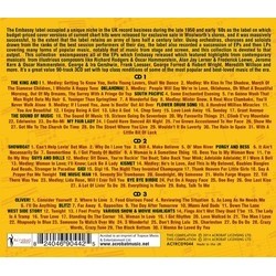 The Embassy Label: Songs From Stage & Screen Ścieżka dźwiękowa (Various Artists, Various Artists) - Tylna strona okladki plyty CD