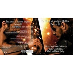 The Music of Shotgun Mythos - Season 2 Soundtrack (Robbie Whiplash) - CD Back cover