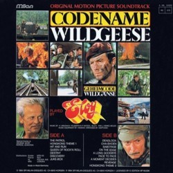 Codename Wildgeese Soundtrack (Jean-Claude Eloy) - CD Back cover