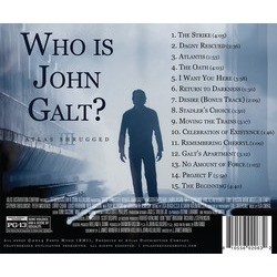 Atlas Shrugged: Who Is John Galt? Ścieżka dźwiękowa (Elia Cmiral) - Tylna strona okladki plyty CD