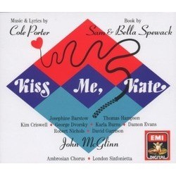 Kiss Me Kate Ścieżka dźwiękowa (John McGlinn, Cole Porter) - Okładka CD