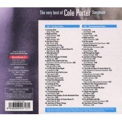 The Very Best Of Cole Porter Ścieżka dźwiękowa (Various Artists, Cole Porter) - Tylna strona okladki plyty CD