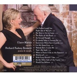 Witchcraft - The Songs of Cy Coleman Ścieżka dźwiękowa (Richard Rodney Bennett, Cy Coleman, Claire Martin) - Tylna strona okladki plyty CD