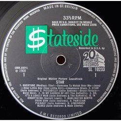 Star! Soundtrack (Julie Andrews, Various Artists, Lennie Hayton) - cd-inlay