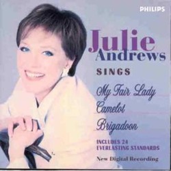 Julie Andrews Sings My Fair Lady - Camelot - Brigadoon Soundtrack (Julie Andrews, Various Artists) - CD cover