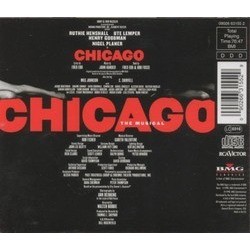 Chicago The Musical サウンドトラック (Fred Ebb, John Kander) - CD裏表紙