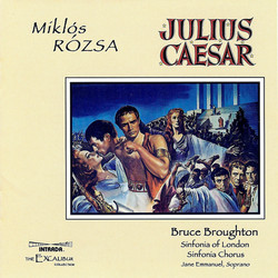 Julius Caesar Trilha sonora (Mikls Rzsa) - capa de CD