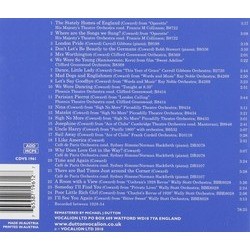 The Art of Noel Coward Soundtrack (Noel Coward, Noel Coward) - CD Back cover